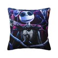 thumbnail image 1 of Fundas de almohada de felpa para interiores de Pesadilla antes de Navidad, cuadradas, de doble cara, decoración para el coche, cama, dormitorio, sofá, fundas de almohada suaves, decoración del hogar,, 1 of 5
