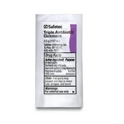 Safetec Triple Antibiotic Ointment .5 g. Pouch (Bulk Package - 2000 pouches/case)