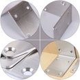 thumbnail image 2 of 2pcs Right Angle Brackets Home Stainless Steel Shelf Brackets with Screws, 2 of 7
