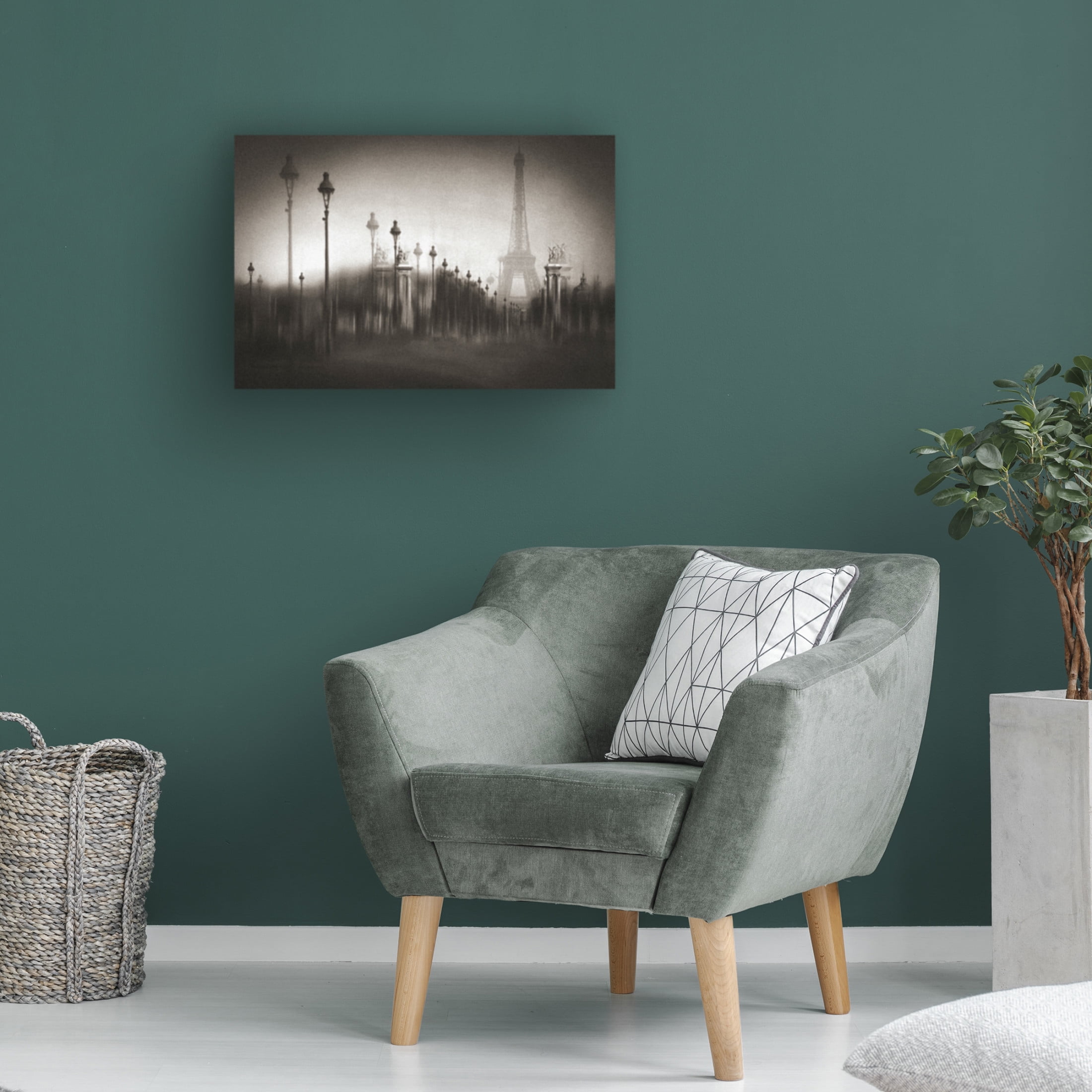 Canvas Wall Art - Orkidea W. 'Pont Alexandre Iii' Wall Art for Living Room, Bedroom, or Office Décor by Trademark Fine Art - 32 x 22 Inches