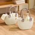 thumbnail image 2 of Cesta organizadora multiusos portátil | Cesta de lavandería Contenedor de almacenamiento para baño, armario, picnic, comestibles, natación | Drenaje rápido | Diseño hueco y ventilado | Plástico, 2 of 7