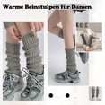 thumbnail image 2 of Minnieouse Los calcetines cálidos de invierno para mujer se mantienen cómodos en climas fríos calcetines largos para mujer cubierta de pie Medias Gris, 2 of 6