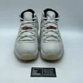 thumbnail image 2 of Ni - ke Size 11 - Air Jordan 11 Retro Platinum Tint Red Suede (378037-016), 2 of 5