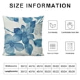 thumbnail image 5 of Creowell Blue Pillow Covers, Decorative Couch Pillow Cover for Sofa, Cushion Case for Couch Indoor Outdoor Home Decoration 24x24in, 5 of 5