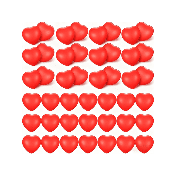 18PCS Heart-Shaped Squishy Toys, Heart Squishies for Valentine's Day Party, Classroom Prizes, Valentine's Exchange Gifts, Assorted Varieties