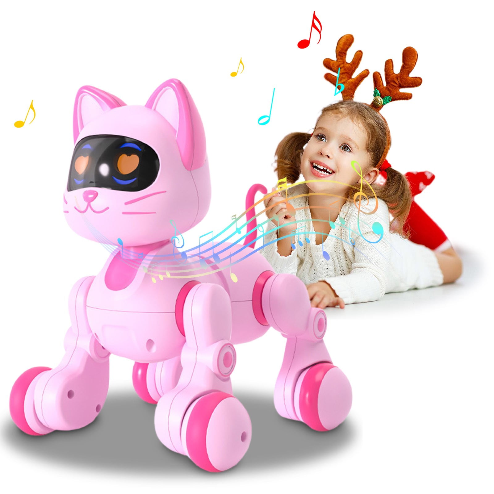 Interactive Dancing Robot Cat Toy with Remote Control