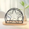 thumbnail image 4 of Napkin Holders for Tables,Modern Metal Napkin Rack for Kitchen Tables,Decorative Paper Holders Dispenser with Wooden Base,Home Dining Accessories(3.9x6.1x2.6Inch), 4 of 6