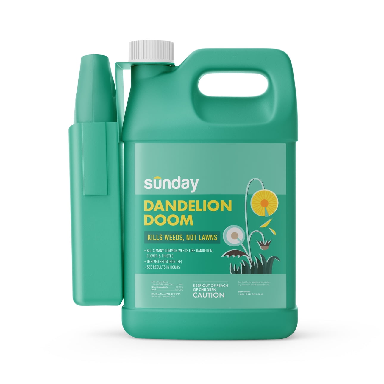 Sunday Dandelion Doom Broadleaf Herbicide Gallon Sprayer