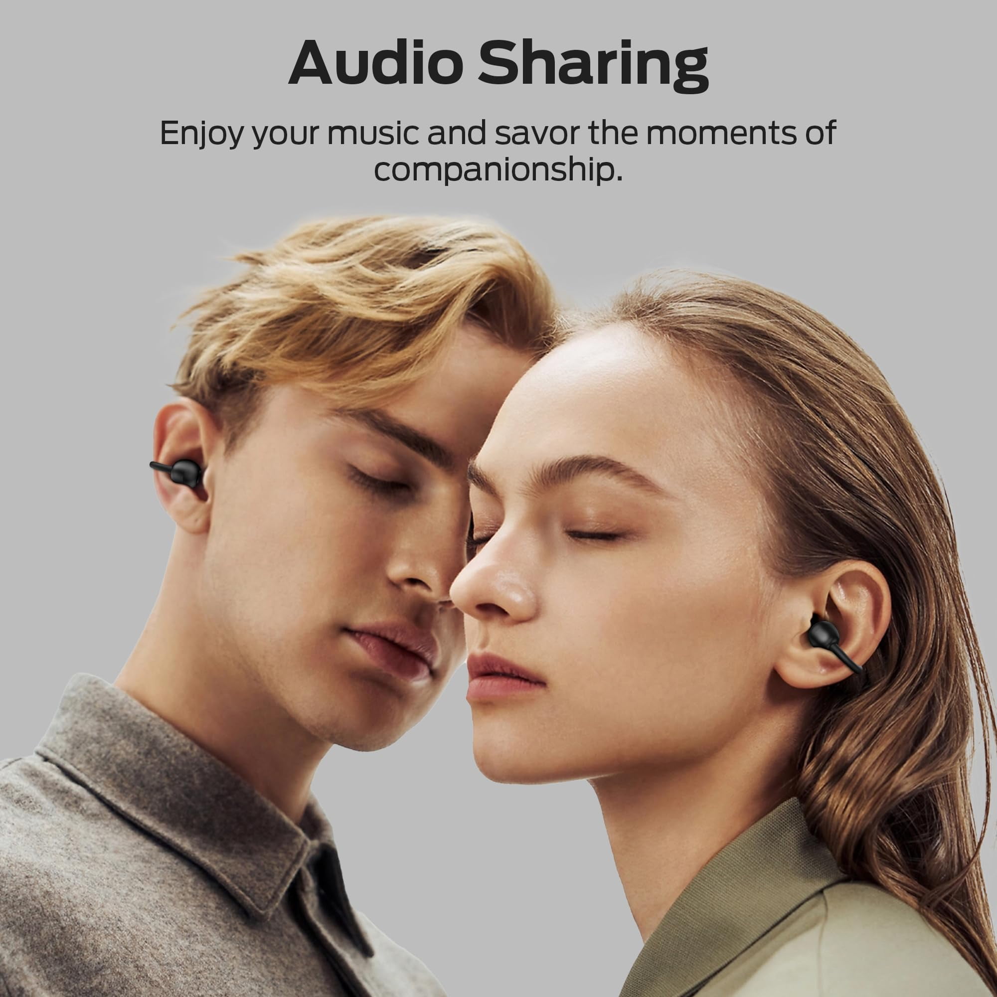 Monster Open Ear Earbuds, Bluetooth 6.0 Earphones Stereo Sound, Open Ear Clip Wireless Earbuds 40 Hours Playback, with Smart Digital Display Design, Touch Control, IPX6 Waterproof