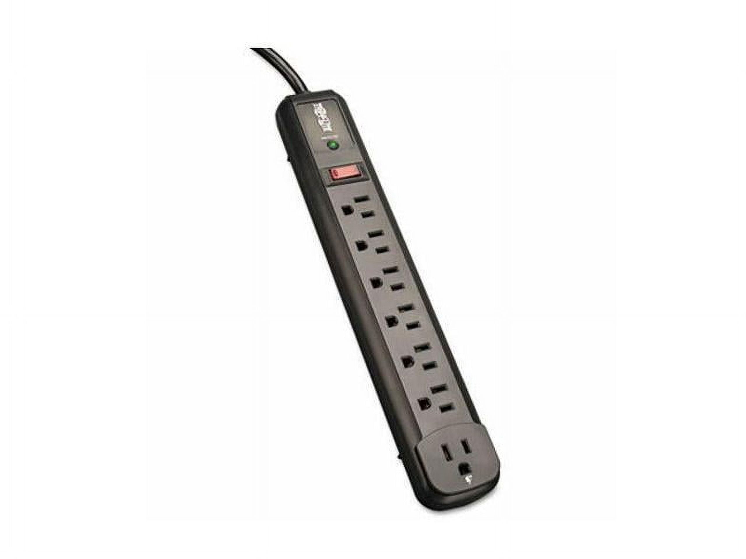 Tripp Lite Protect It! 7-Outlet Surge Protector, 1080 Joules - Black Housing