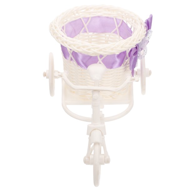 unbranded Cesta Decorativa Tejida En Forma De Para Flores Y Dulces Uso En Eventos Y Almacenamiento