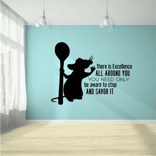 Disney Wall Decal, Disney Home Decor, Ratatouille, Anyone Can Cook, Remy, Disney  Kitchen, Wall Decal,disney Wall Decal, Laptop, Decal, Skin 