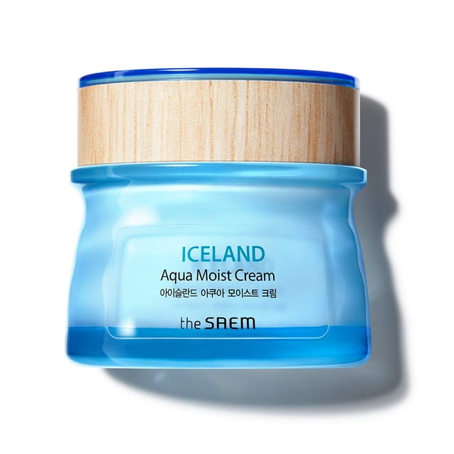 Crema hidratante para la piel THESAEM Iceland Aqua Moist Cream 60 ml