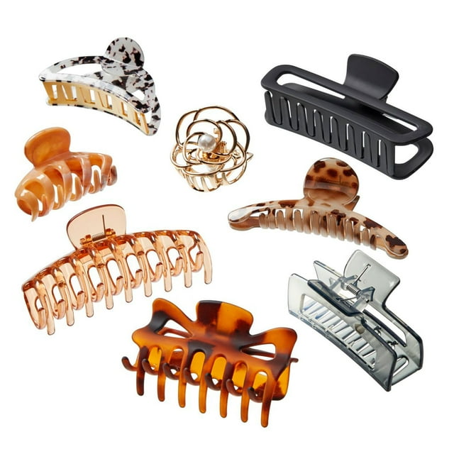 Conair Scunci Variety Set Claw Clips, 8 ct.