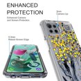 thumbnail image 3 of LG K92 5G Phone Case, Rosebono Hybrid Bling Glitter Sparkle Epoxy Graphic Marble Colorful Silicone Skin Cover Armor Case for LG K92 5G (Dark Blue), 3 of 6