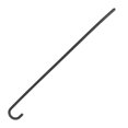 thumbnail image 1 of Halloween Crutch for Decoration Halloween Crutch Prop, 1 of 3