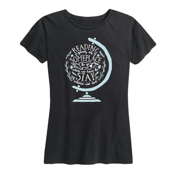 Instant Message - Reading Gives us Someplace - Women's Short Sleeve Graphic T-shirt