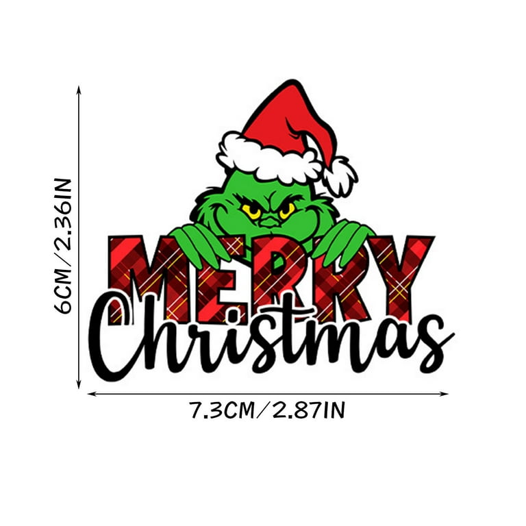 Christmas Iron On Transfer Heat Transfer Design Sticker Iron On Vinyl  Patches Iron On Transfer Paper For Clothing Hat Pillow Backpack DIY Craft