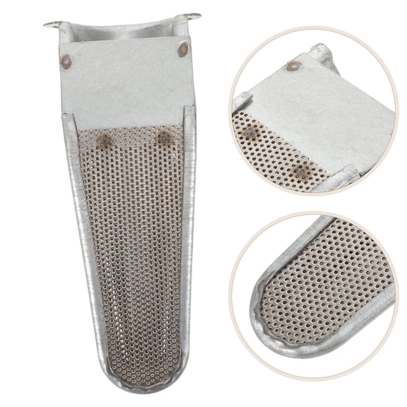 LOLIPPYY Rv Burner Head Plated Silver Galvanized Iron Stainless Steel Mesh Enhanced Efficiency