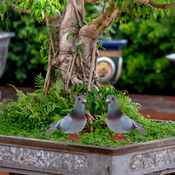 Luxshiny Set of 2 Realistic Foam Garden Statues for Outdoor Yard, Patio, Lawn and Home Decoration