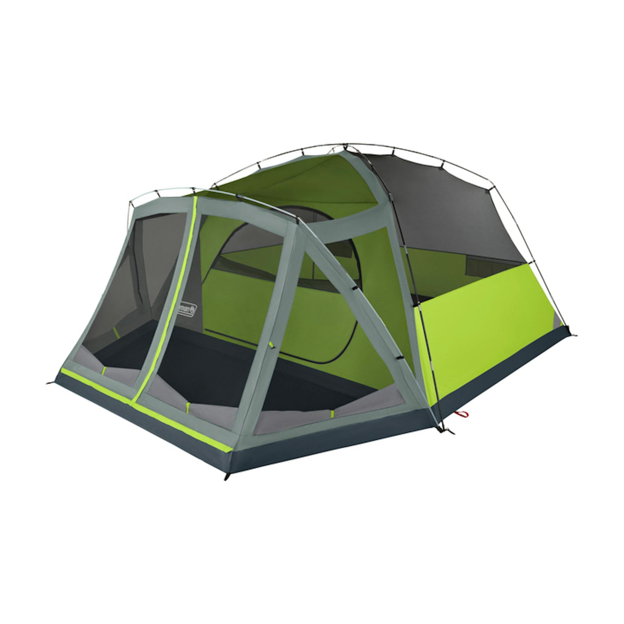 Coleman Skydome™ 8-Person Camping Tent with Screen Room, Rock Grey