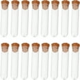 thumbnail image 1 of 50pcs Tiny Vials Small Test Tubes Bottles Liquid Sample Storage Vials with Cork, 1 of 9