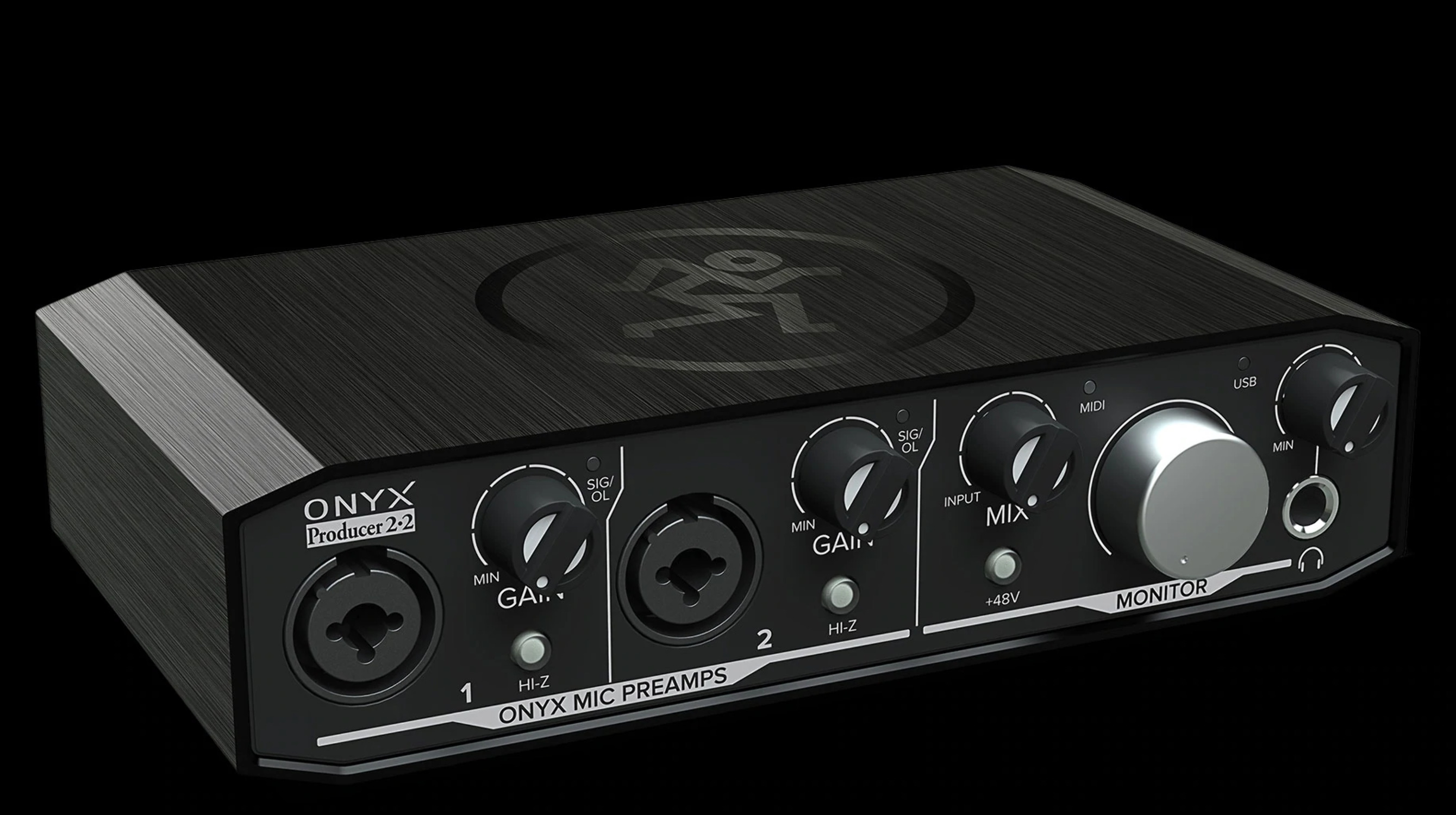 Mackie Onyx Artist 2.2 USB Audio Interface with MIDI, Black - image 2 of 4