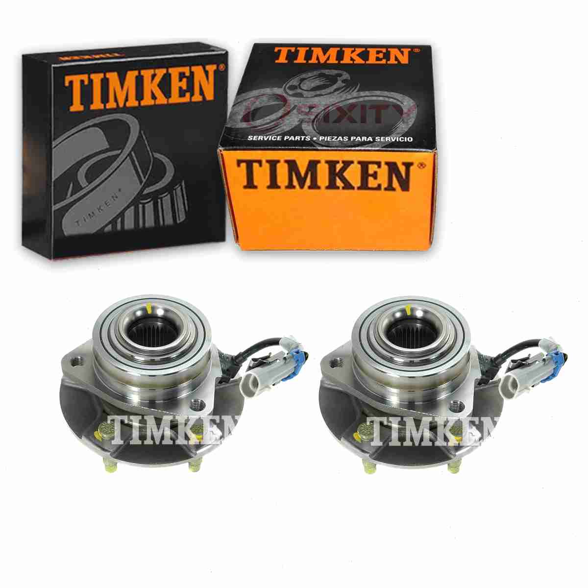 2 pc Timken HA590541 Wheel Bearing Hub Assembly for 20971868