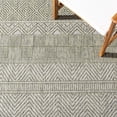 thumbnail image 6 of SAFAVIEH Courtyard Altan Geometric Indoor/Outdoor Area Rug, Grey/Olive Green, 5'3" x 7'7", 6 of 11