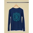 thumbnail image 3 of Skateboarder Crest Graphic Graphic - Men's Long Sleeve, 3 of 4