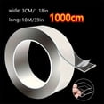thumbnail image 1 of MesaSe Transparent Nano Tape Washable Reusable Double-Sided Tape Adhesive Nano Traceless Sticker Removable Universal Disks Glue 1PC*10M, 1 of 7