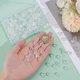 thumbnail image 3 of 1 caja de 200 cuentas AB transparentes, cuentas de vidrio transparente a granel de 10 x 8 mm, cuentas facetadas espaciadoras de piedras preciosas, 3 of 9