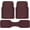 Burgundy, variant on Floor Mats for Cars, Blue Deep Dish All-Weather Car Mats, Waterproof Trim-to Fit Automotive Floor Mats for Cars Trucks SUV, Universal Floor Liner Car Accessories