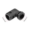 thumbnail image 2 of Conector de tubo corrugado de 90 grados AD21.2, abrazaderas de manguera de 2 Pcs, 2 of 4