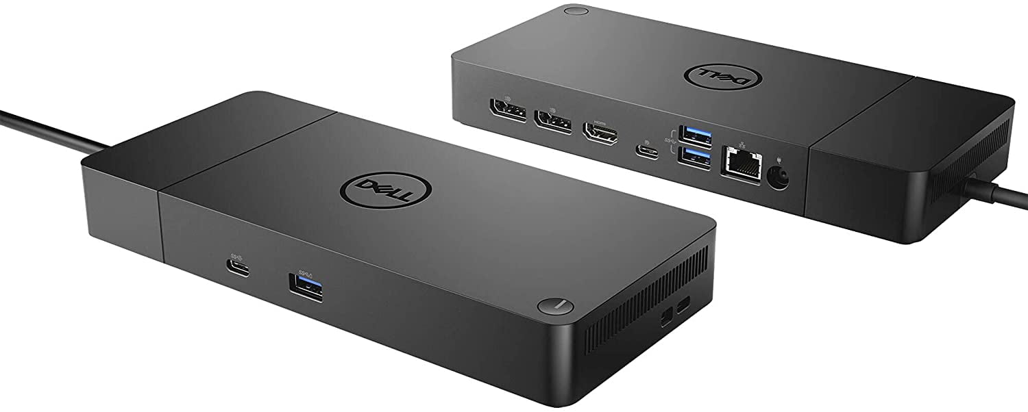 Restored Dell WD19DCS Performance Dock — Dual Cable USB-C Docking Station with 240W Adapter, HDMI, DisplayPort, Supports 3 Monitors & 5K Display (Refurbished)