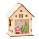 thumbnail image 1 of Big old man Casa de madera de 3/5 pulgadas, decoración de escritorio hecha a mano, suministro para Festival de Papá Noel/muñeco de nieve/renos, 1 of 5