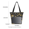 thumbnail image 5 of Fotbe Bumblebee Pattern Beach Tote,Shoulder Handbag,Spacious Tote Bag,Lightweight Travel Bag,Versatile Shopping Bag, 5 of 9