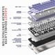 thumbnail image 3 of Teclado mecánico X87 JUNTA Estructura 87 Teclas Teclado Gamer 11 Efectos de luz Likrtyny Para estrenar, 3 of 8