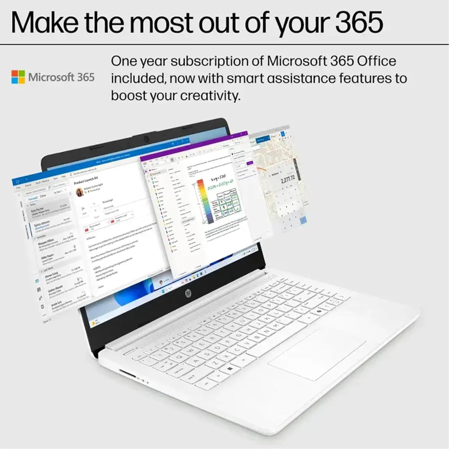 HP 14" Laptop for Student and Business,Intel Celeron N4500,4GB RAM,64GB eMMC,Intel UHD Graphics,1-Year Office 365,HD Webcam,WiFi 6,Windows 11 Home