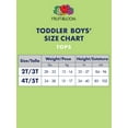 thumbnail image 4 of Fruit of the Loom Toddler Boy Crew Undershirts, 5 Pack, Sizes 2T-5T, 4 of 4