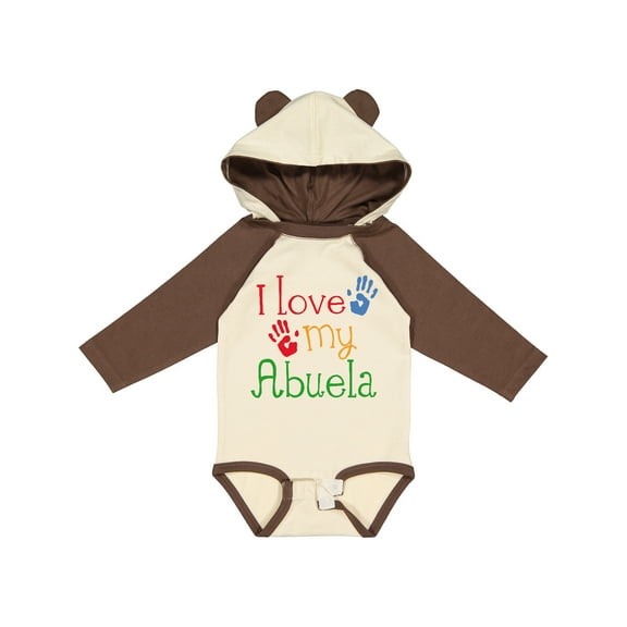 Inktastic I Love My Abuela Boys or Girls Long Sleeve Baby Bodysuit