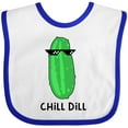 thumbnail image 3 of Inktastic Chill Dill Boys or Girls Baby Bib, 3 of 4