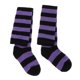 thumbnail image 4 of Calcetines a rayas Calcetines deportivos de punto por de Púrpura Sunnimix Calcetines hasta la rodilla para mujer, 4 of 8