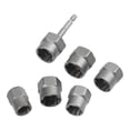 CENL 14 Piece Nut Extractor Set Reverse Thread Sockets with Deep Spiral ...