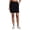 Black, variant on Active Women's Long Length Ribbed Side Quick Dry Skort with Pockets