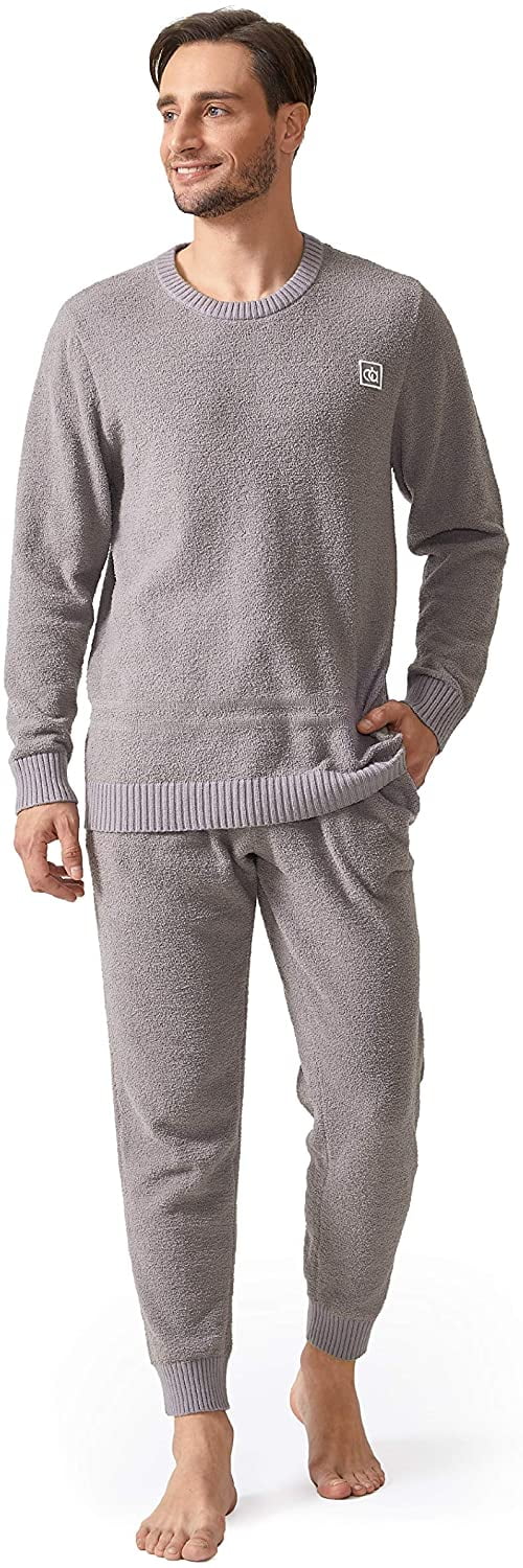 men's plush fleece pajamas