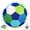 Multicolor 2, variant on PLAYZAP Size 4 Soft Indoor Soccer Ball – Quiet, Safe for Toddlers & Kids Ages 3-12