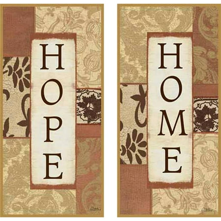 Wall Art Set Of 2 hope and home plaque wall art, set of 2 - walmart Wall Art Set Of 2 hope and home plaque wall art, set of 2 - walmart