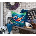 thumbnail image 4 of Koi Fish Throw Pillow 18 in x 18 in, 4 of 5