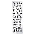 thumbnail image 3 of Heliisoer Noël Flocon de Neige Nail Art Impression Acier Nail Art Impression Modèle, 3 of 3